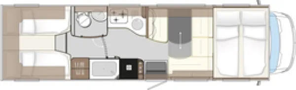 Tagesgrundriss Concorde Cruiser 891 L/LR