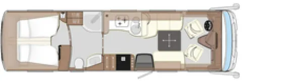 Tagesgrundriss Concorde Liner 940 LSI