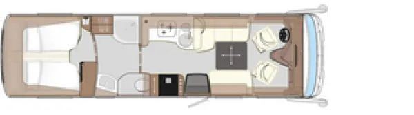 Tagesgrundriss Concorde Liner 945 LSI