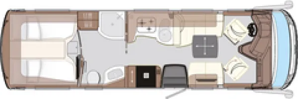 Tagesgrundriss Concorde Centurion 860 LI