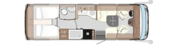 Tagesgrundriss Concorde Credo 791 L