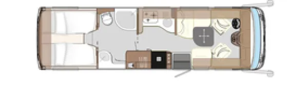 Tagesgrundriss Concorde Credo 840 L