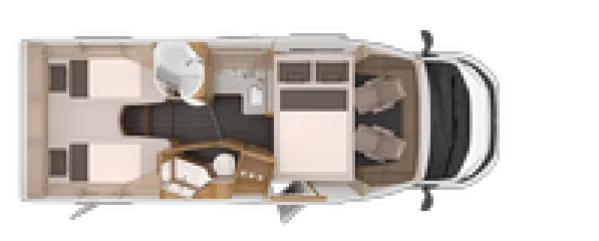 Nachtgrundriss Knaus Sky Wave 700 MEG 60 YEARS