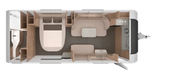 Tagesgrundriss Knaus Südwind 650 PXB