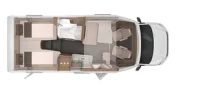 Grundriss Tag Knaus VAN WAVE 640 MEG MAN