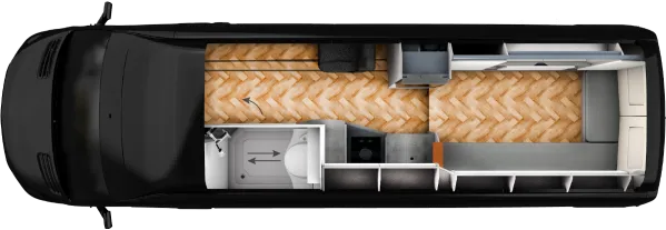 Tagesgrundriss Yucon 7.0 Lounge Tagesgrundriss Yucon 7.0 Lounge