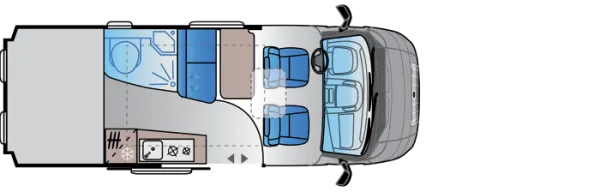 Tagesgrundriss Sun Living V 60 SP X-TRA Tagesgrundriss Sun Living V 60 SP X-TRA