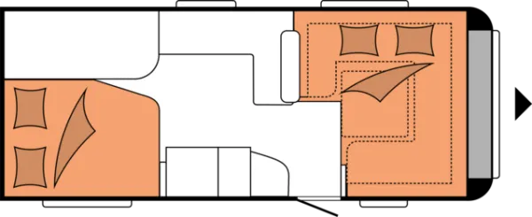 Nachtgrundriss Hobby Prestige 560 FC