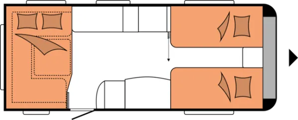 Nachtgrundriss Hobby Prestige 560 UL