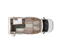 Grundriss Tag Weinsberg X-CURSION VAN 500 LT EDITION [PEPPER]