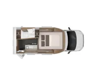 Grundriss Nacht Weinsberg X-CURSION VAN 500 LT EDITION [PEPPER]