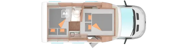 Nachtgrundriss Weinsberg X-CURSION VAN 500 MQ EDITION [PEPPER]