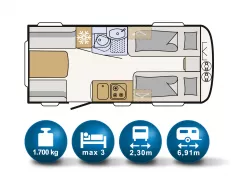 Bild 29 Dethleffs Camper 460 EL