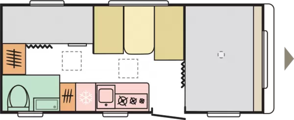 Tagesgrundriss Adria Aviva 522 PT