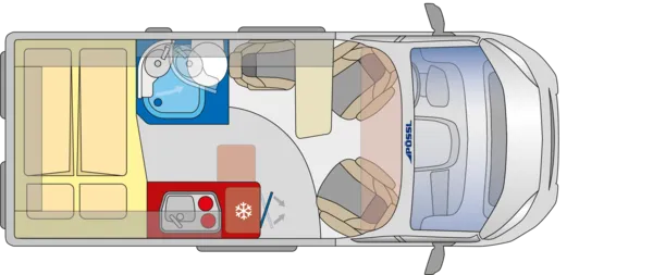 Tagesgrundriss Pössl Summit SHINE 540