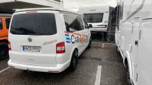 Seitlich VW Custom Bus T5 Hymer Cape Town