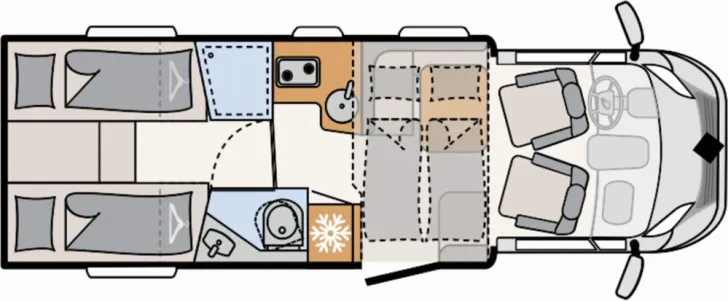 Fahrzeugbild Dethleffs Just 90 T 7052 EB #2