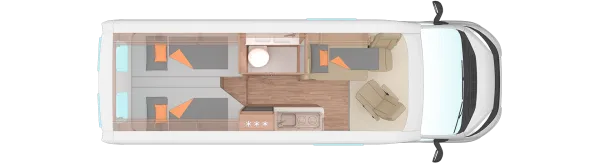 Nachtgrundriss Weinsberg CaraTour 630 ME