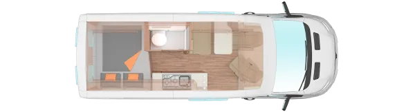 Tagesgrundriss Weinsberg CaraTour 600 MQ