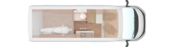 Tagesgrundriss Weinsberg CaraTour 630 MEG