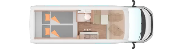 Nachtgrundriss Weinsberg CaraTour 630 MEG