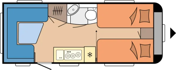 Tagesgrundriss Hobby Excellent Edition 495 UL