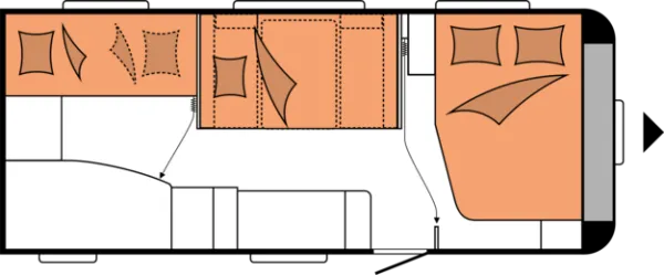 Nachtgrundriss Hobby Excellent Edition 545 KMF