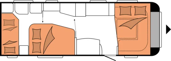 Nachtgrundriss Hobby Prestige 650 KFU