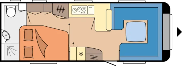 Tagesgrundriss Hobby Prestige 660 WFC