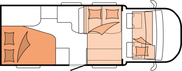 Nachtgrundriss Hobby Optima ONTOUR T65 FL