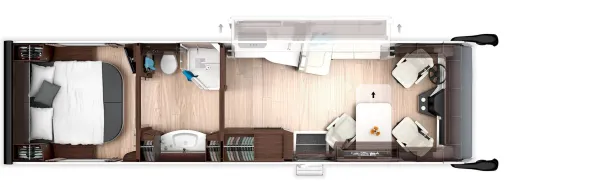 Tagesgrundriss Morelo Empire Liner 98 MO