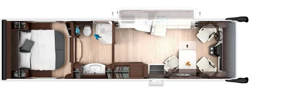 Tagesgrundriss Morelo Empire Liner 100 GO