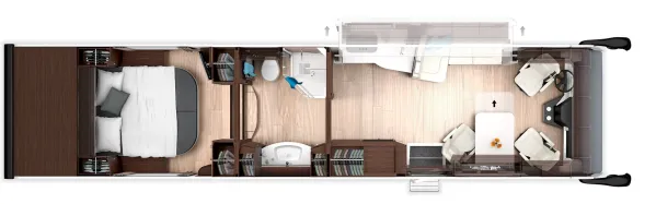 Tagesgrundriss Morelo Empire Liner 118 GSO