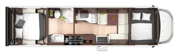 Tagesgrundriss Morelo Palace Alkoven 98 M