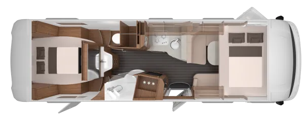 Nachtgrundriss Knaus Sun I 900 LX