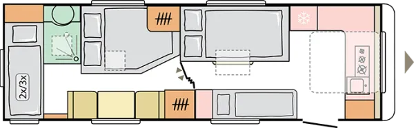 Nachtgrundriss Adria Alpina 753 HK