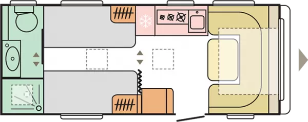 Tagesgrundriss Adria Adora 572 UT