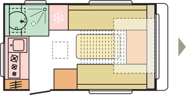 Tagesgrundriss Adria Altea 362 LH