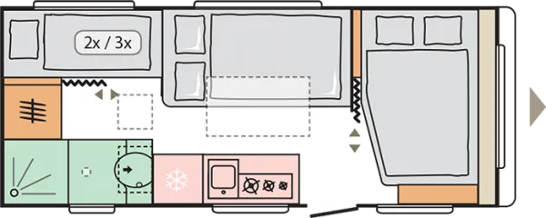 Nachtgrundriss Adria Altea 552 PK
