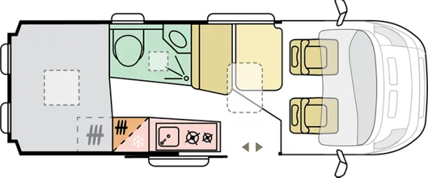 Tagesgrundriss Adria Twin ALL-IN 600 SP
