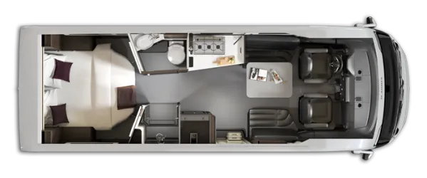 Tagesgrundriss Adria Supersonic 780 DC