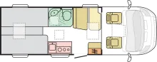 Grundriss Tag Adria Compact ALL-IN SL
