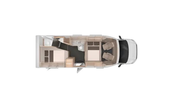 Nachtgrundriss Knaus Van TI Plus 700 LF