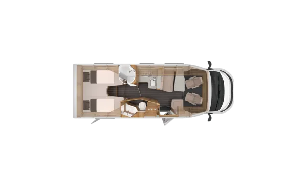 Tagesgrundriss Knaus Sky TI 700 MEG Platinum Selection