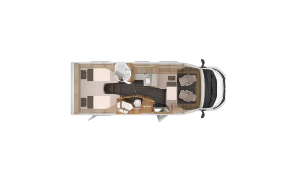 Nachtgrundriss Knaus Sky TI 700 MEG Platinum Selection