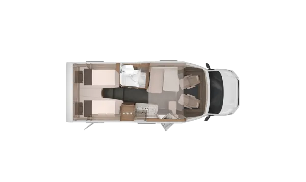 Tagesgrundriss Knaus VAN WAVE 640 MEG VANSATION Tagesgrundriss Knaus VAN WAVE 640 MEG VANSATION