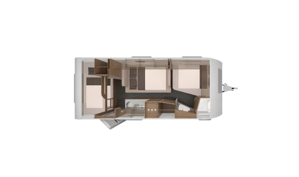 Nachtgrundriss Knaus Sport 540 FDK