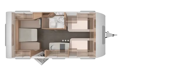 Tagesgrundriss Knaus Südwind 460 EU