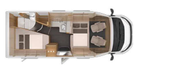 Nachtgrundriss Knaus Sky TI 650 MF Platinum Selection Nachtgrundriss Knaus Sky TI 650 MF Platinum Selection