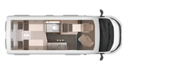 Nachtgrundriss Knaus BoxLife 600 ME